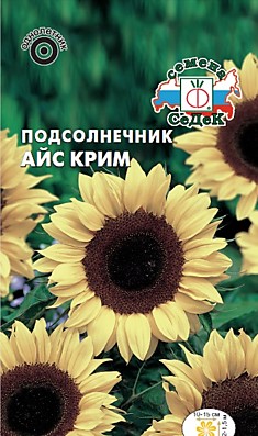 цветок Подсолнечник Айс крим (увечный, кремовый) (Евро, 0,05)