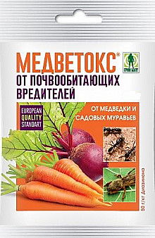 Медветокс (от садовых муравьев, медведки) 200гр пакет Грин Бэлт